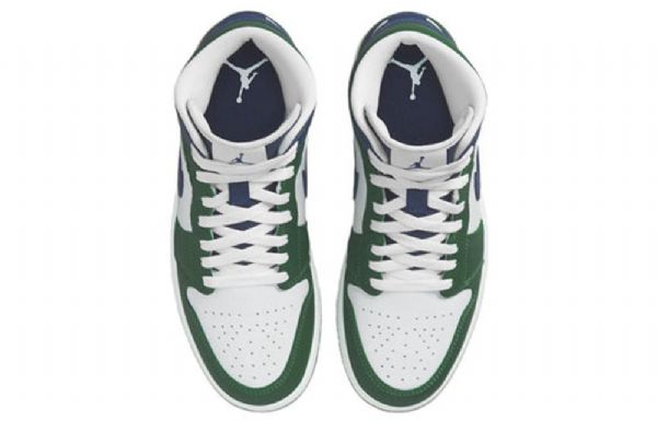 Boty Nike Air Jordan 1 Mid Tops Se Pro Ženy Zelené