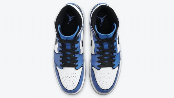 Boty Nike Air Jordan 1 Mid Tops Se Signal Pro Ženy Modré