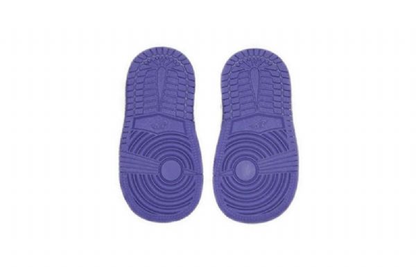 Boty Nike Air Jordan 1 Mid Tops Se Td Pro Děti Černá Nachový