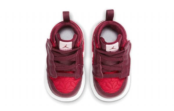 Boty Nike Air Jordan 1 Mid Tops Se Td Pro Děti Červené