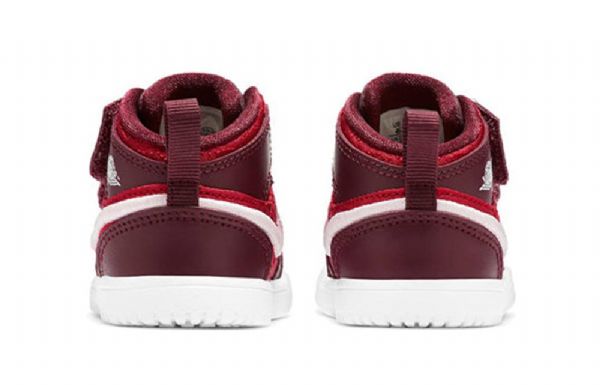 Boty Nike Air Jordan 1 Mid Tops Se Td Pro Děti Červené