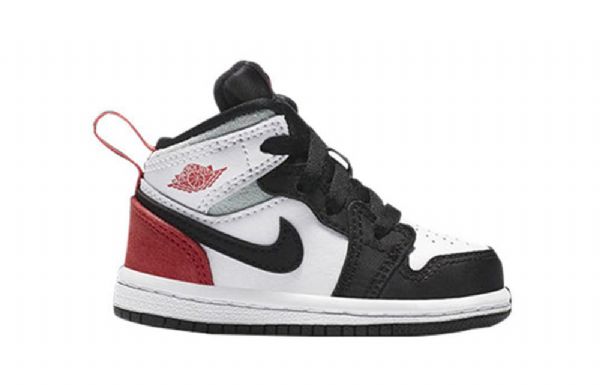 Boty Nike Air Jordan 1 Mid Tops Se Td Pro Děti Červený Černá
