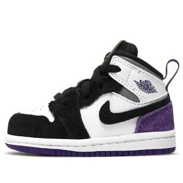 Boty Nike Air Jordan 1 Mid Tops Se Td Pro Děti Nachový