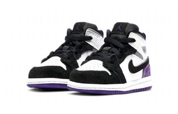 Boty Nike Air Jordan 1 Mid Tops Se Td Pro Děti Nachový