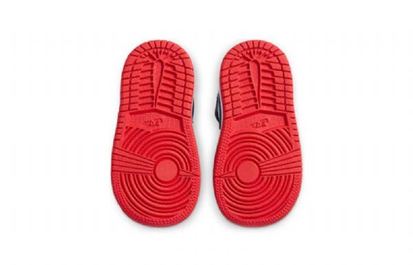 Boty Nike Air Jordan 1 Mid Tops Se Td Pro Děti Tmavě Modrá Bílý