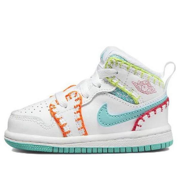 Boty Nike Air Jordan 1 Mid Tops Se Td Pro Děti Vícebarevné