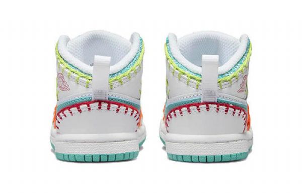 Boty Nike Air Jordan 1 Mid Tops Se Td Pro Děti Vícebarevné