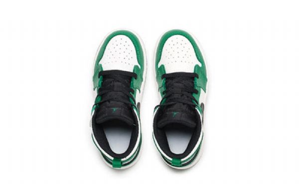 Boty Nike Air Jordan 1 Mid Tops Se Td Pro Děti Zelené