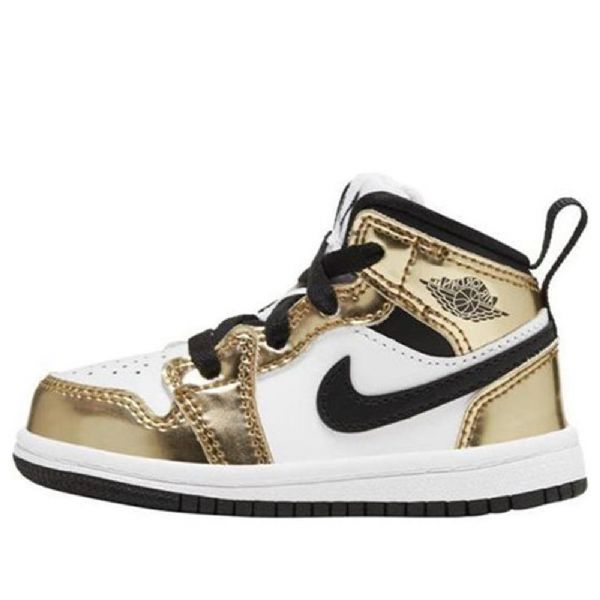 Boty Nike Air Jordan 1 Mid Tops Se Td Pro Muže Zlatý