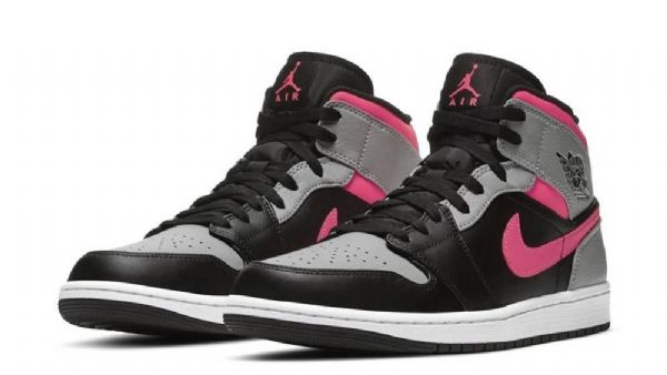 Boty Nike Air Jordan 1 Mid Tops Shadow Pro Muže Růžové
