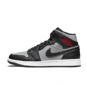 Boty Nike Air Jordan 1 Mid Tops Shadow Pro Ženy Černá Šedá