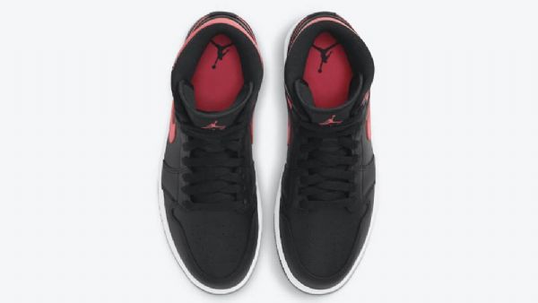 Boty Nike Air Jordan 1 Mid Tops Siren Pro Muže Černá Červený