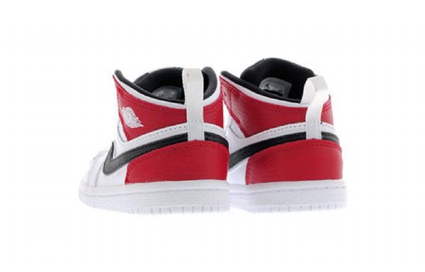 Boty Nike Air Jordan 1 Mid Tops Td Pro Děti Bílá Červená