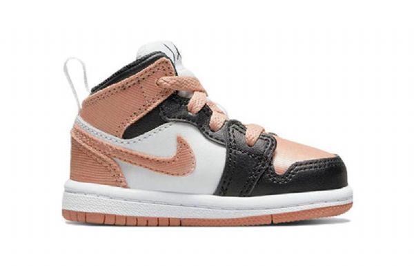 Boty Nike Air Jordan 1 Mid Tops Td Pro Děti Bílý Light