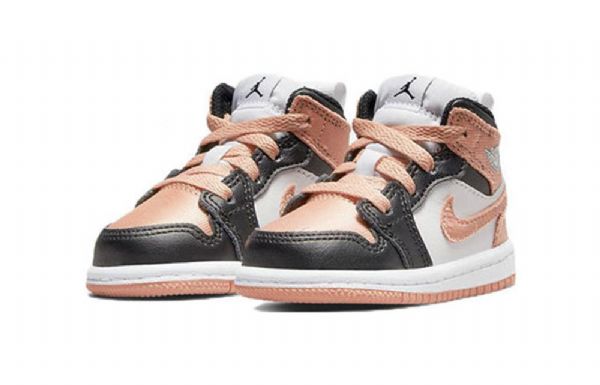 Boty Nike Air Jordan 1 Mid Tops Td Pro Děti Bílý Light