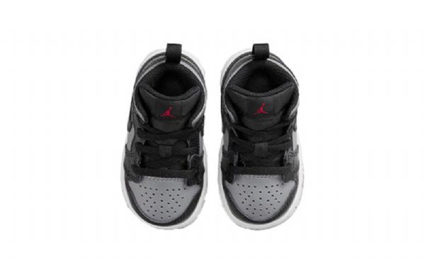 Boty Nike Air Jordan 1 Mid Tops Td Pro Děti Černá Šedá