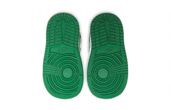 Boty Nike Air Jordan 1 Mid Tops Td Pro Děti Černá Zelená