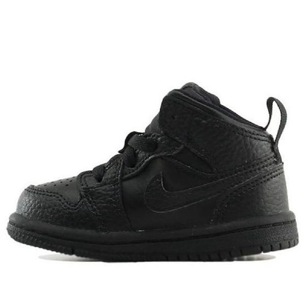 Boty Nike Air Jordan 1 Mid Tops Td Pro Děti Černé