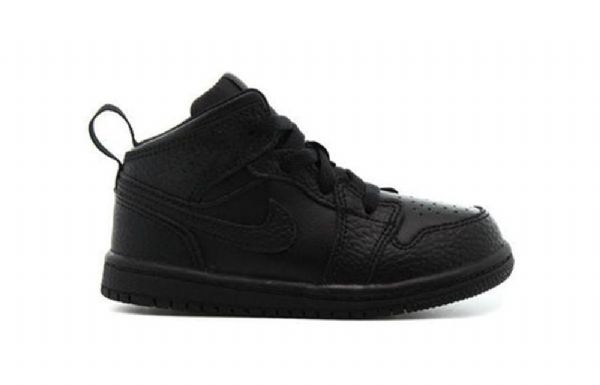 Boty Nike Air Jordan 1 Mid Tops Td Pro Děti Černé