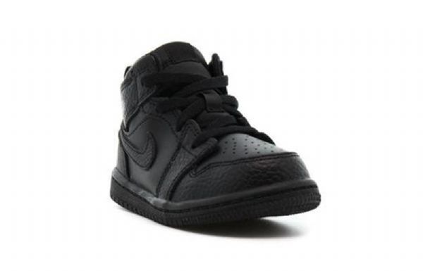 Boty Nike Air Jordan 1 Mid Tops Td Pro Děti Černé