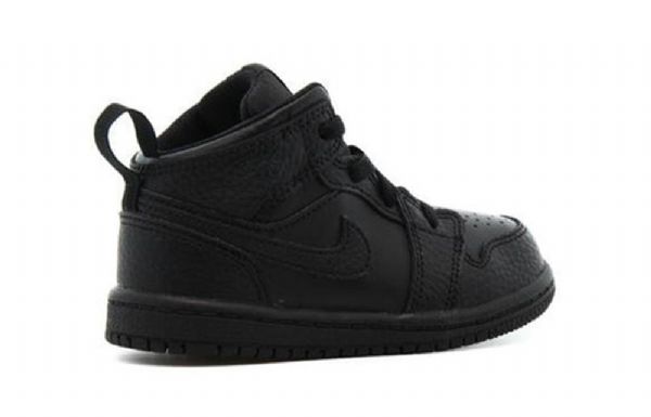 Boty Nike Air Jordan 1 Mid Tops Td Pro Děti Černé