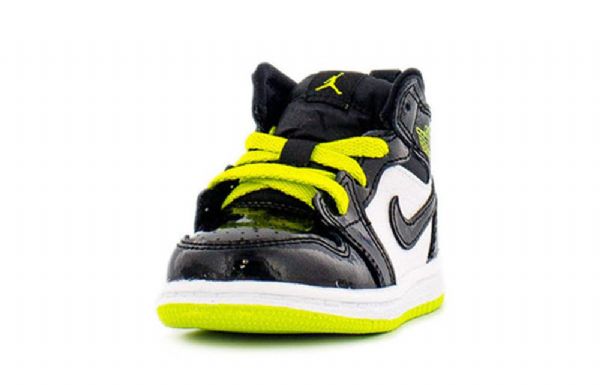 Boty Nike Air Jordan 1 Mid Tops Td Pro Děti Černé
