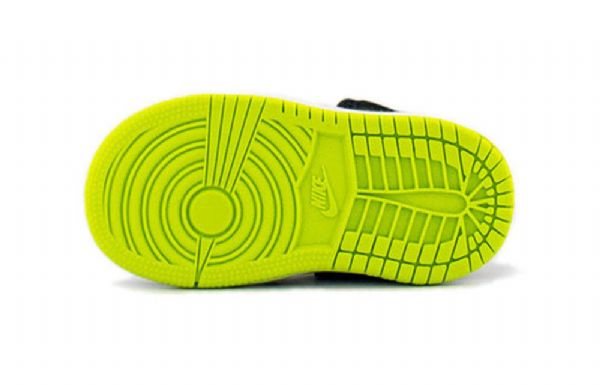 Boty Nike Air Jordan 1 Mid Tops Td Pro Děti Černé
