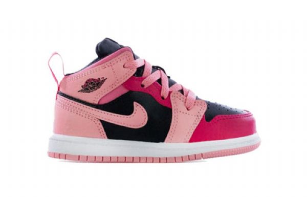 Boty Nike Air Jordan 1 Mid Tops Td Pro Děti Coral