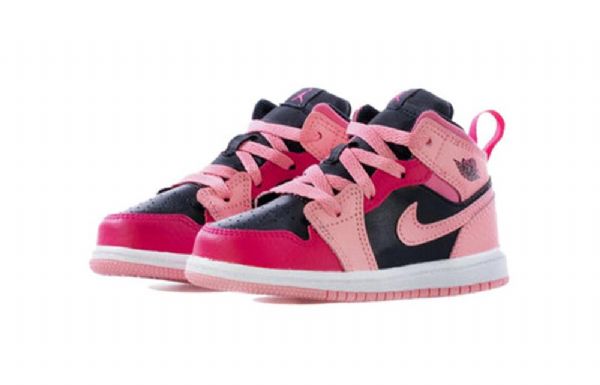 Boty Nike Air Jordan 1 Mid Tops Td Pro Děti Coral