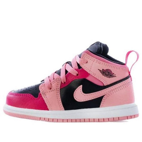 Boty Nike Air Jordan 1 Mid Tops Td Pro Děti Coral
