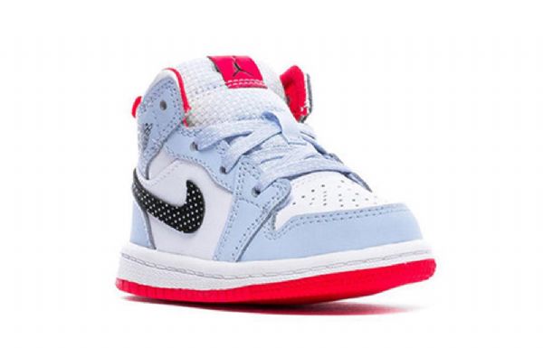 Boty Nike Air Jordan 1 Mid Tops Td Pro Děti Modré