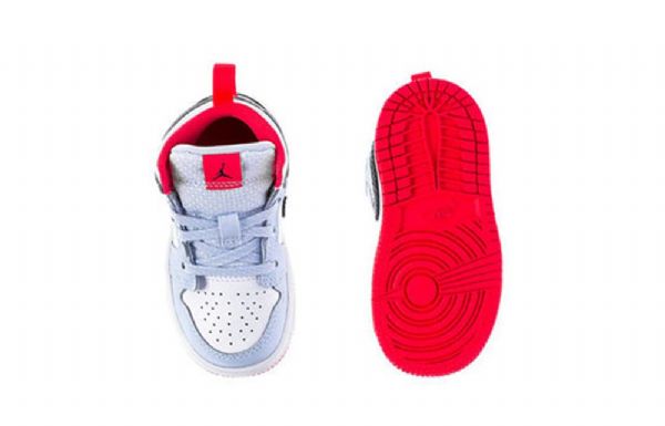 Boty Nike Air Jordan 1 Mid Tops Td Pro Děti Modré