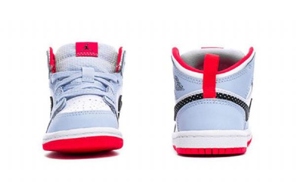 Boty Nike Air Jordan 1 Mid Tops Td Pro Děti Modré