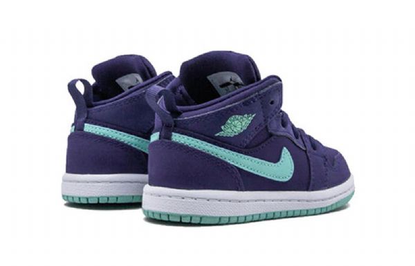 Boty Nike Air Jordan 1 Mid Tops Td Pro Děti Nachový Mint