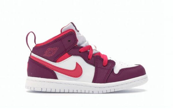 Boty Nike Air Jordan 1 Mid Tops Td Pro Děti Růžové
