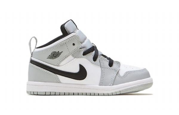 Boty Nike Air Jordan 1 Mid Tops Td Pro Děti Světle Šedé