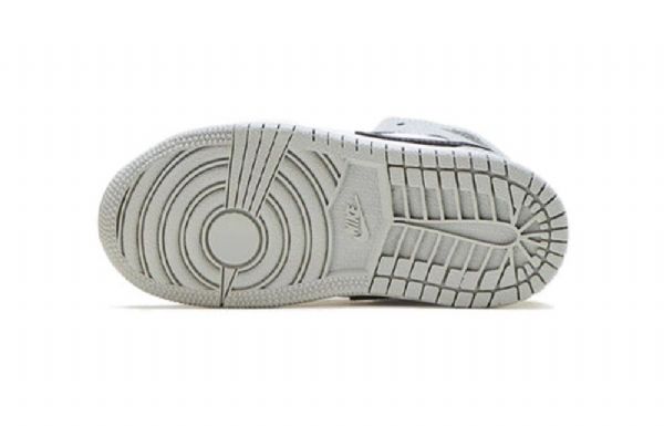 Boty Nike Air Jordan 1 Mid Tops Td Pro Děti Světle Šedé