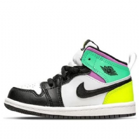 Boty Nike Air Jordan 1 Mid Tops Td Pro Děti Vícebarevné
