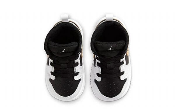 Boty Nike Air Jordan 1 Mid Tops Td Pro Děti Z Bílého Zlata
