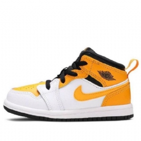 Boty Nike Air Jordan 1 Mid Tops Td Pro Děti Zlaté