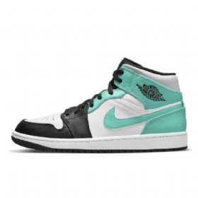 Boty Nike Air Jordan 1 Mid Tops Tropical Twist Pro Ženy Černá Zelená