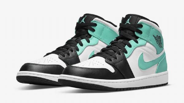 Boty Nike Air Jordan 1 Mid Tops Tropical Twist Pro Ženy Černá Zelená