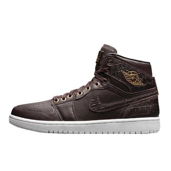 Boty Nike Air Jordan 1 Pinnacle Croc Pro Muže Hnědé