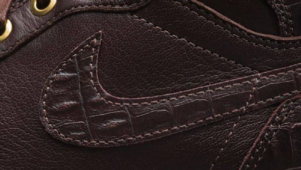 Boty Nike Air Jordan 1 Pinnacle Croc Pro Muže Hnědé