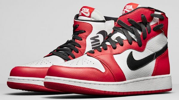 Boty Nike Air Jordan 1 Rebel Chicago Pro Ženy Červenobílé