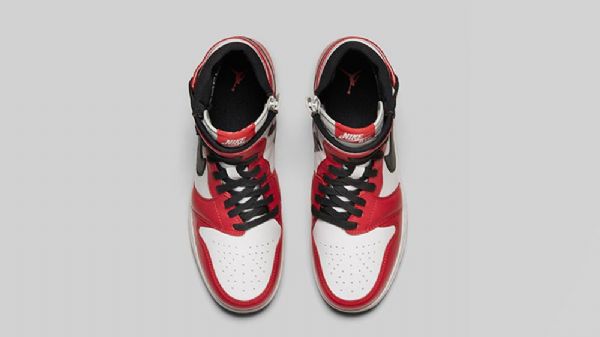 Boty Nike Air Jordan 1 Rebel Chicago Pro Ženy Červenobílé