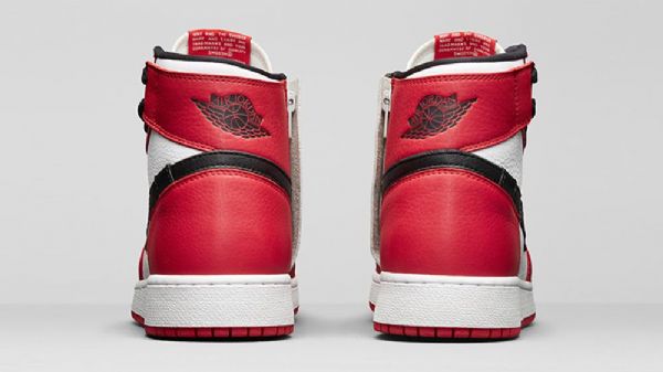 Boty Nike Air Jordan 1 Rebel Chicago Pro Ženy Červenobílé