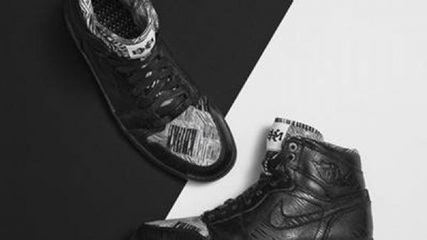 Boty Nike Air Jordan 1 Retro High Tops History Month 2015 Pro Muže Černá