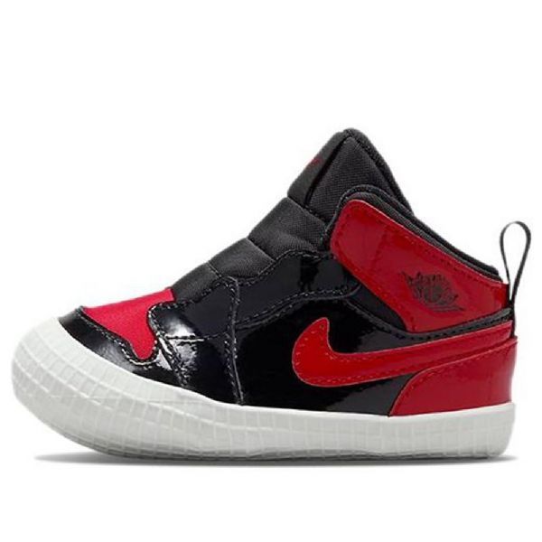 Boty Nike Air Jordan 1 Retro High Tops Og Do Postýlky Pro Děti Bílá Červená