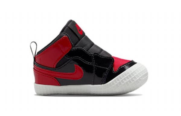 Boty Nike Air Jordan 1 Retro High Tops Og Do Postýlky Pro Děti Bílá Červená